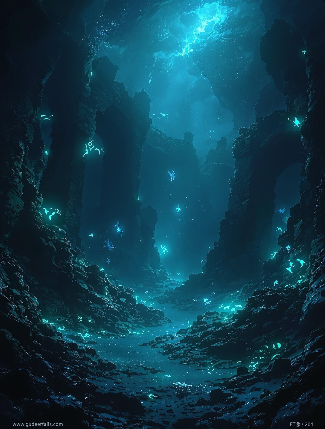 夜夜草影院作品《深海探秘》海报，科幻冒险题材，2025年出品